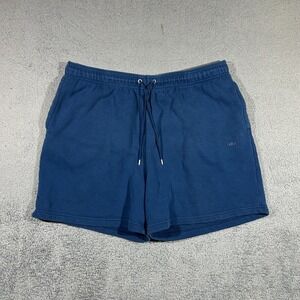 LCKR Blue Bradley Fleece Shorts Mens XXL  Elastic Waist Drawstring Gym #1804